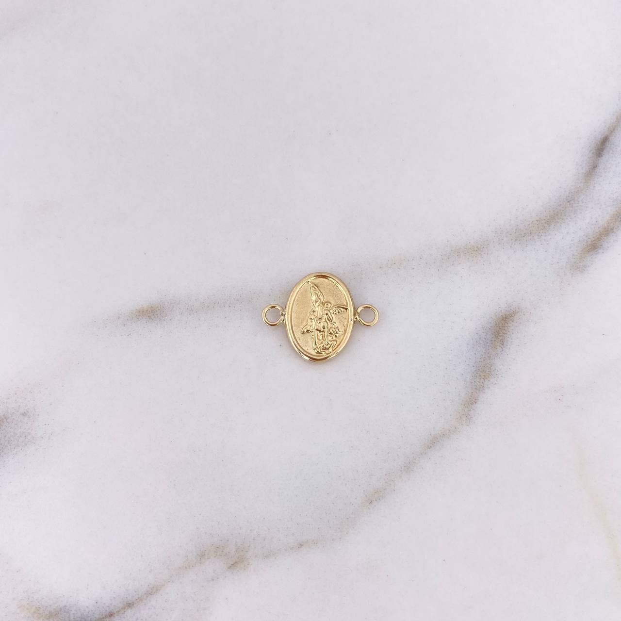 Herraje San Miguel Arcangel 0.55gr / 1.6cm / Troquelado Oro Amarillo 18K $