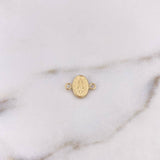 Herraje Virgen Milagrosa 0.4gr / 1.3cm / Troquelado Oro Amarillo 18K $