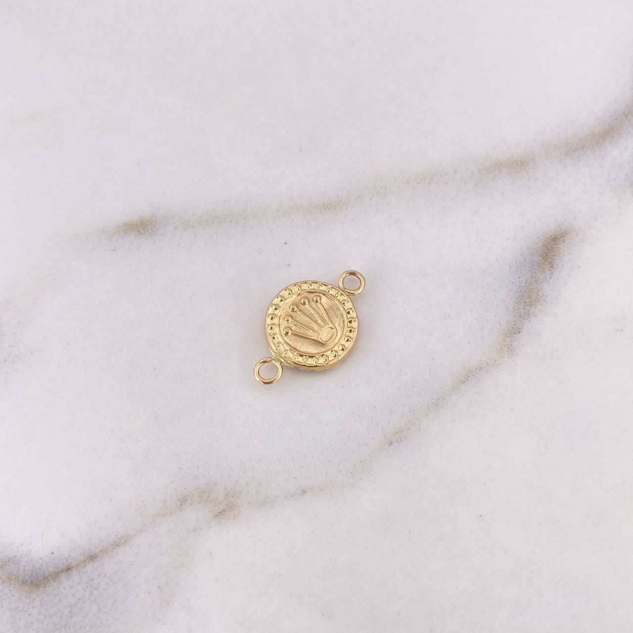 Herraje Corona RX 0.45gr / 1.6cm / Troquelado Oro Amarillo 18K $