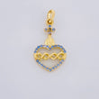 Dije Sagrado Corazon de Jesús 1 g / 2.1cm Oro Amarillo 18K