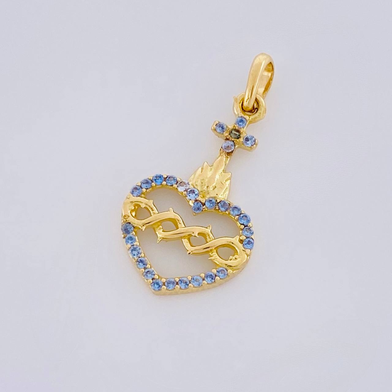 Dije Sagrado Corazon de Jesús 1.05g / 1.9cm Oro Amarillo 18K