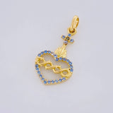 Dije Sagrado Corazon de Jesús 1 g / 2.1cm Oro Amarillo 18K