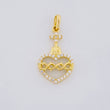 Dije Sagrado Corazón de Jesús 1g / 2.2cm Oro Amarillo 18K