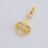 Dije Sagrado Corazón de Jesús 1g / 2.2cm Oro Amarillo 18K