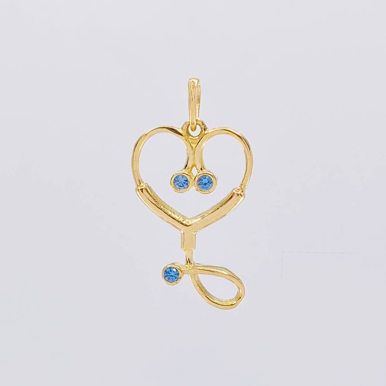 Dije Estetoscopio 1.1g / 2.2cm Oro Amarillo 18K