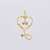 Dije Estetoscopio 1.1g / 2.2cm Oro Amarillo 18K