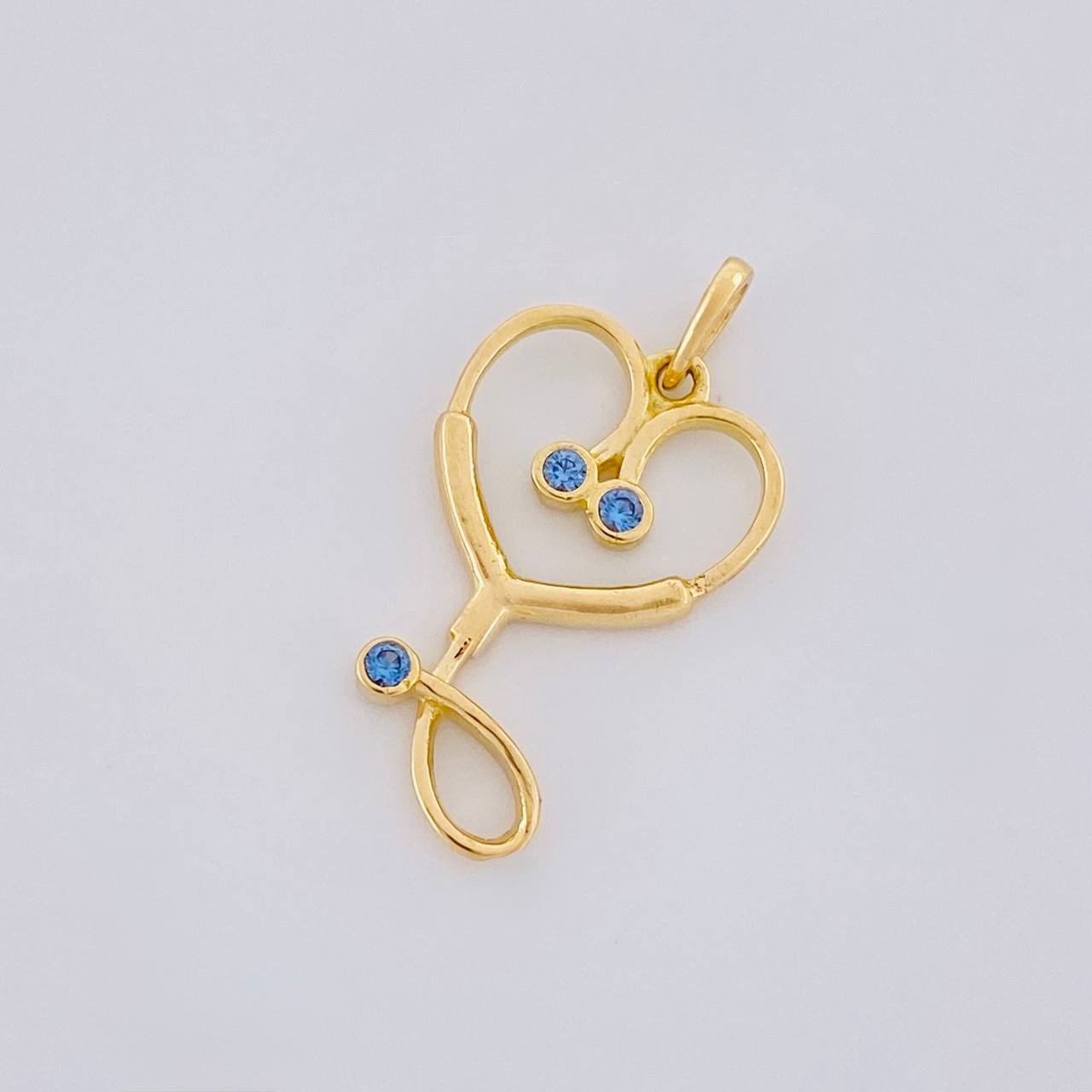 Dije Estetoscopio 1.1g / 2.2cm Oro Amarillo 18K