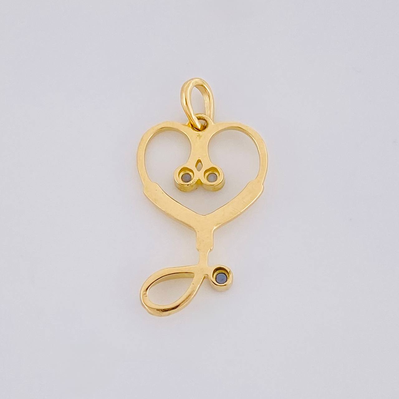 Dije Estetoscopio 1.1g / 2.2cm Oro Amarillo 18K