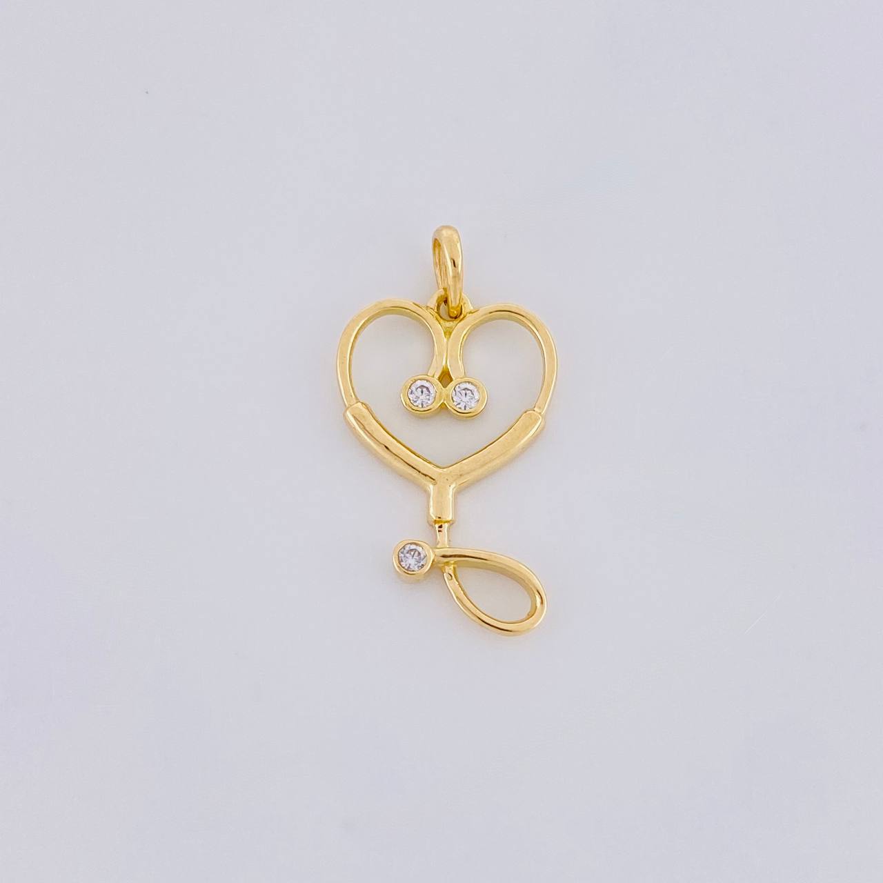 Dije Estetoscopio 1.15g / 2.2cm Oro Amarillo 18K
