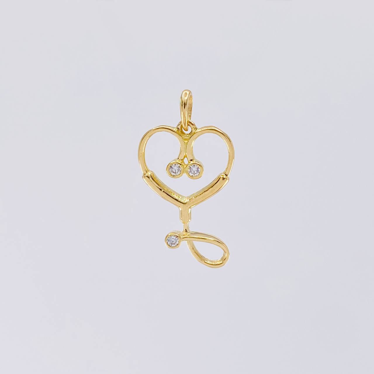 Dije Estetoscopio 1.15g / 2.2cm Oro Amarillo 18K