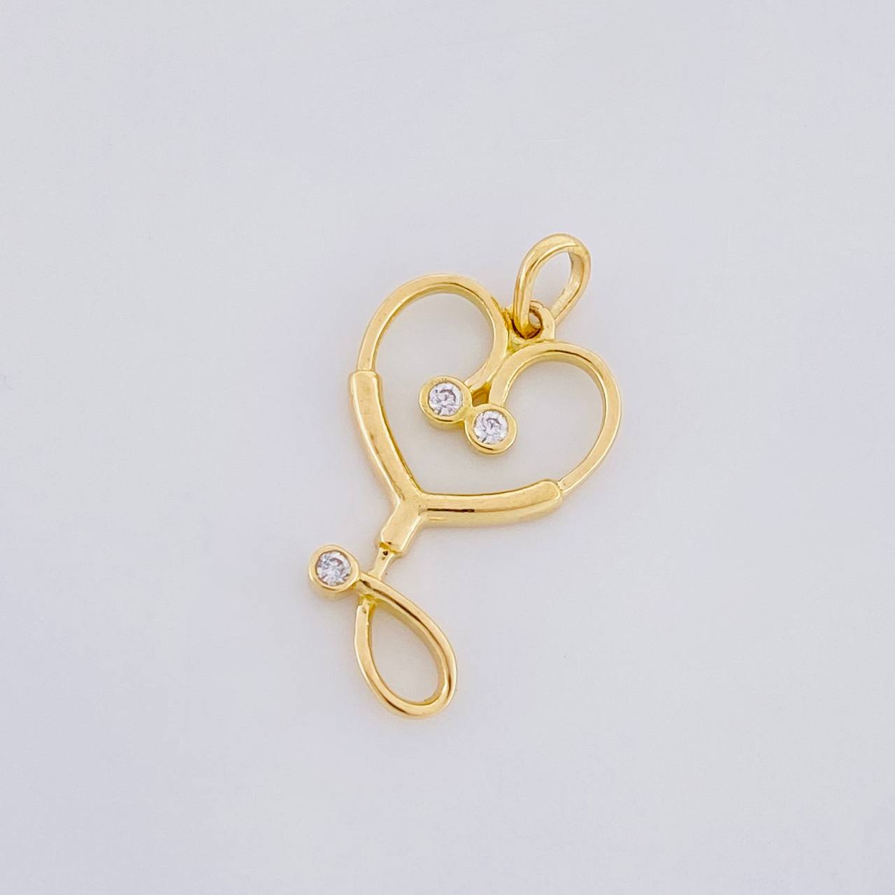 Dije Estetoscopio 1.15g / 2.2cm Oro Amarillo 18K