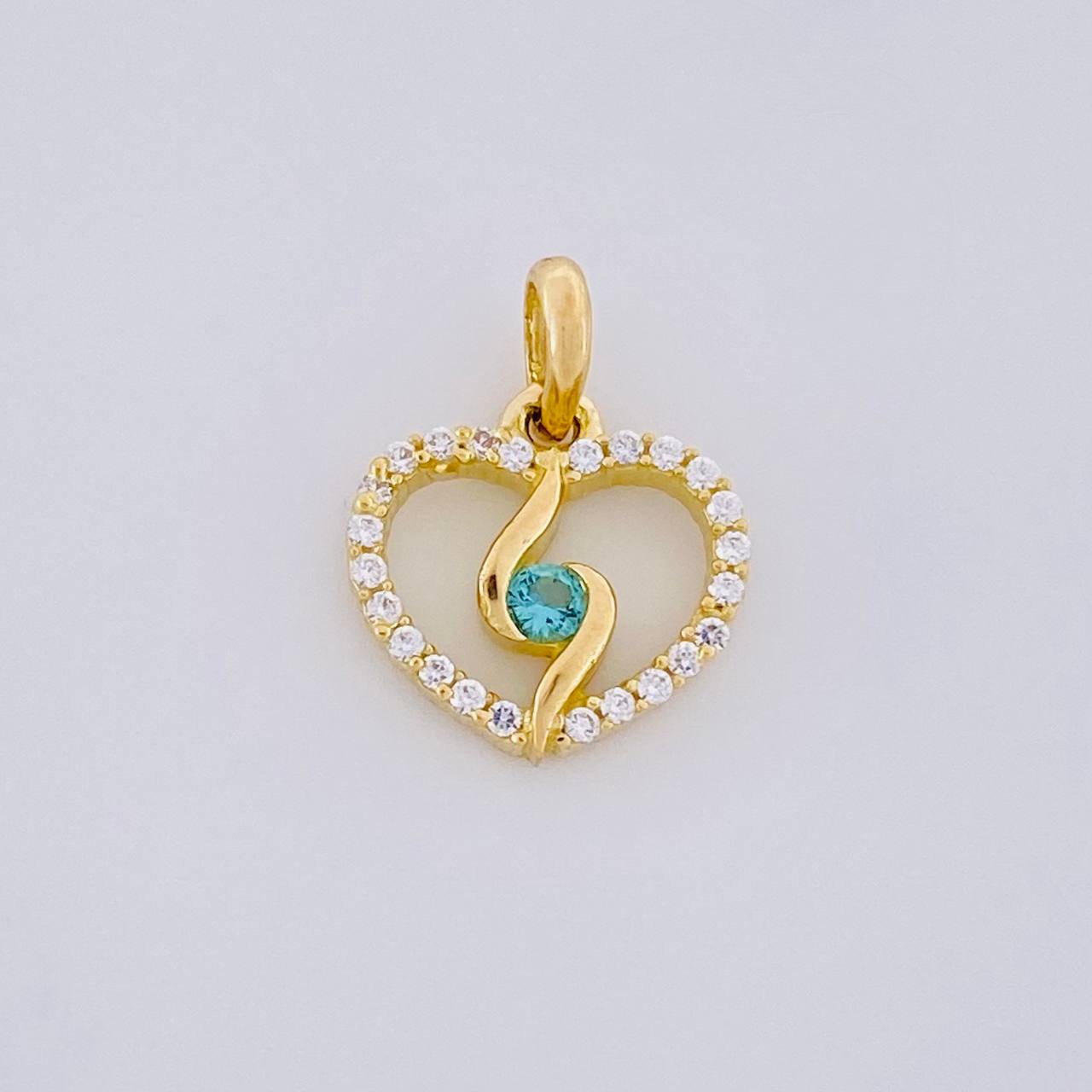 Dije Silueta Espiral 0.95g / 1.3cm Oro Amarillo 18K