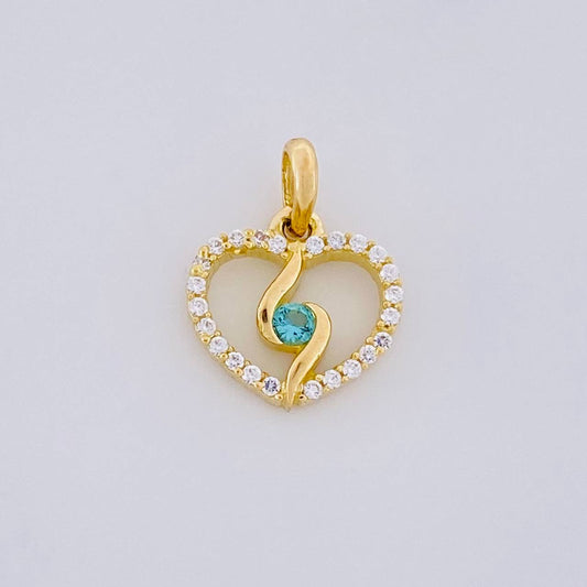 Dije Silueta Espiral 0.95g / 1.3cm Oro Amarillo 18K