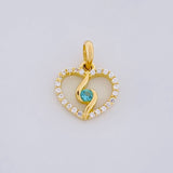 Dije Silueta Espiral 0.95g / 1.3cm Oro Amarillo 18K
