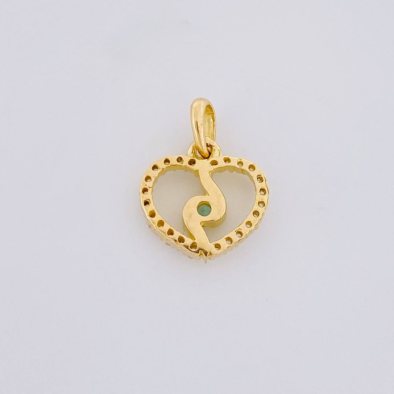 Dije Silueta Espiral 0.95g / 1.3cm Oro Amarillo 18K