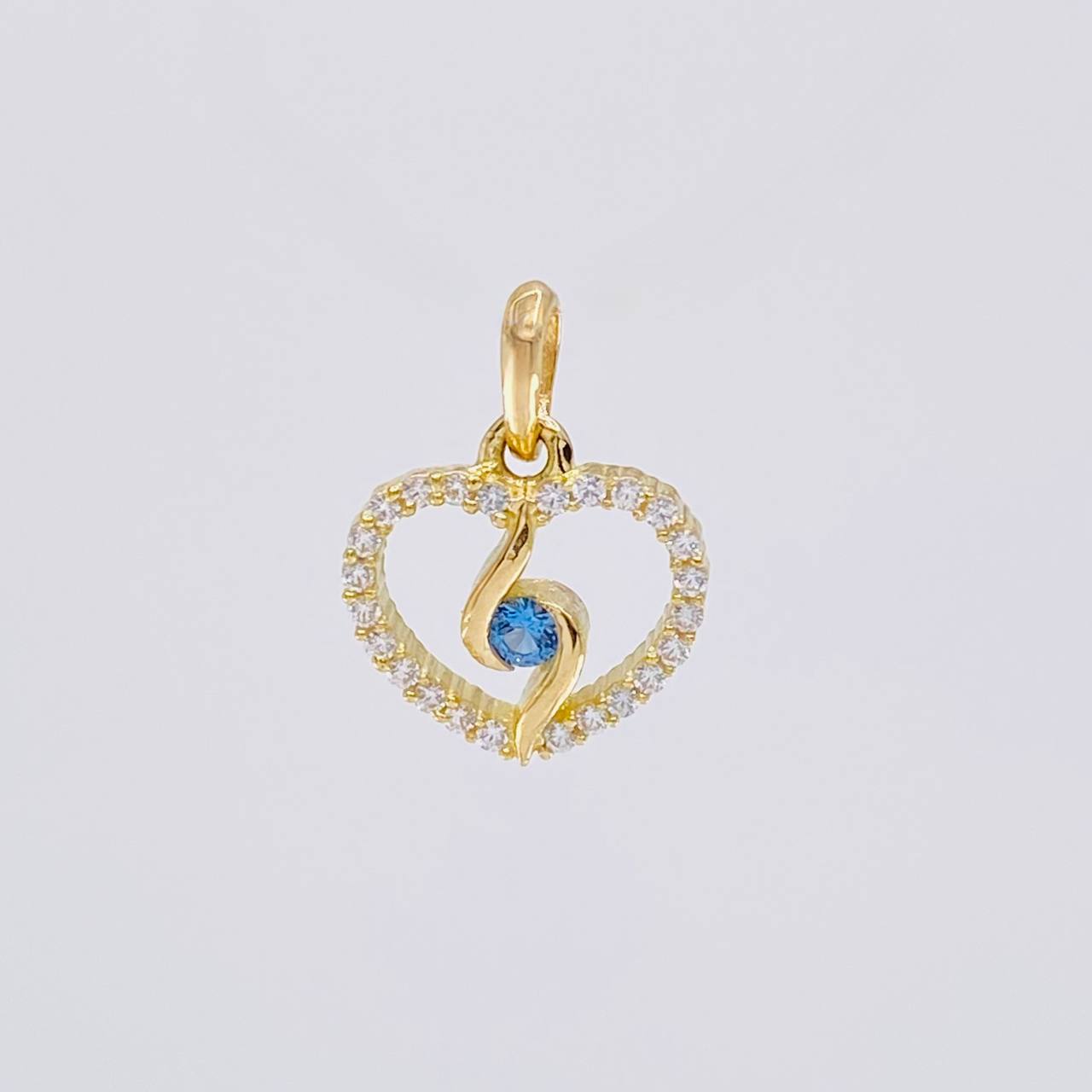 Dije Silueta Espiral 0.9g / 1.3cm Oro Amarillo 18K