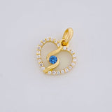 Dije Silueta Espiral 0.9g / 1.3cm Oro Amarillo 18K