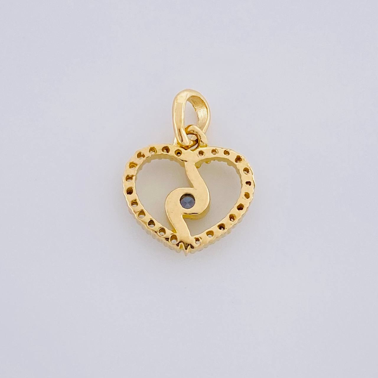 Dije Silueta Espiral 0.9g / 1.3cm Oro Amarillo 18K