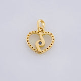 Dije Silueta Espiral 0.9g / 1.3cm Oro Amarillo 18K