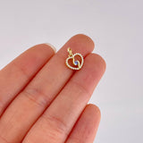 Dije Silueta Espiral 0.9g / 1.3cm Oro Amarillo 18K