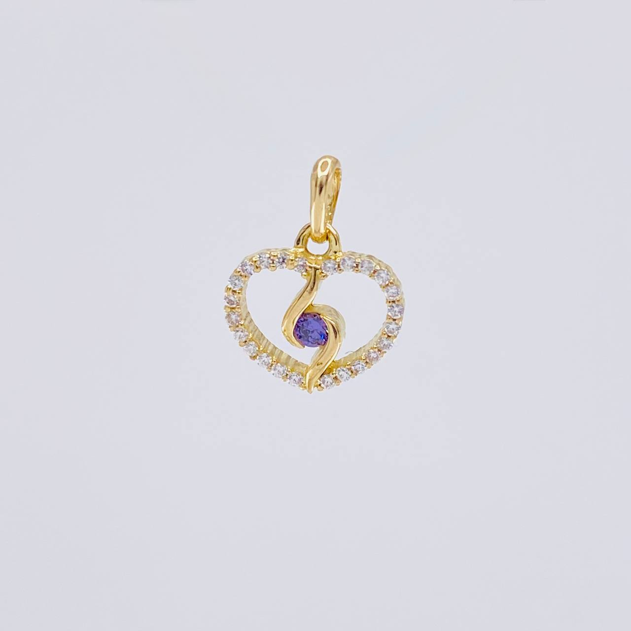 Dije Silueta Espiral 0.9g / 1.4cm Oro Amarillo 18K