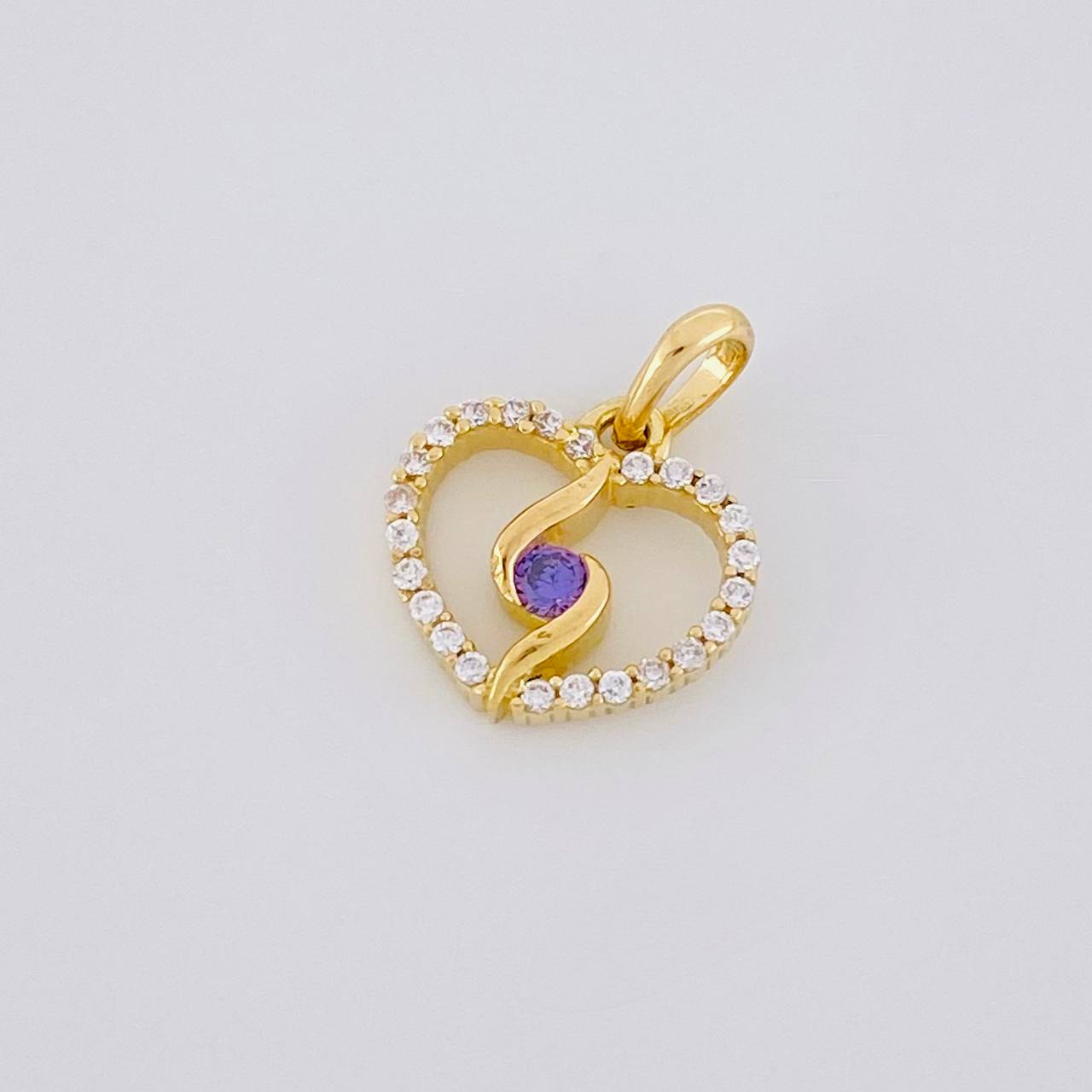 Dije Silueta Espiral 0.9g / 1.4cm Oro Amarillo 18K