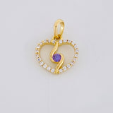 Dije Silueta Espiral 0.9g / 1.4cm Oro Amarillo 18K