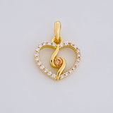Dije Silueta Espiral 0.9g / 1.4cm Oro Amarillo 18K