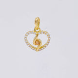 Dije Silueta Espiral 0.9g / 1.4cm Oro Amarillo 18K