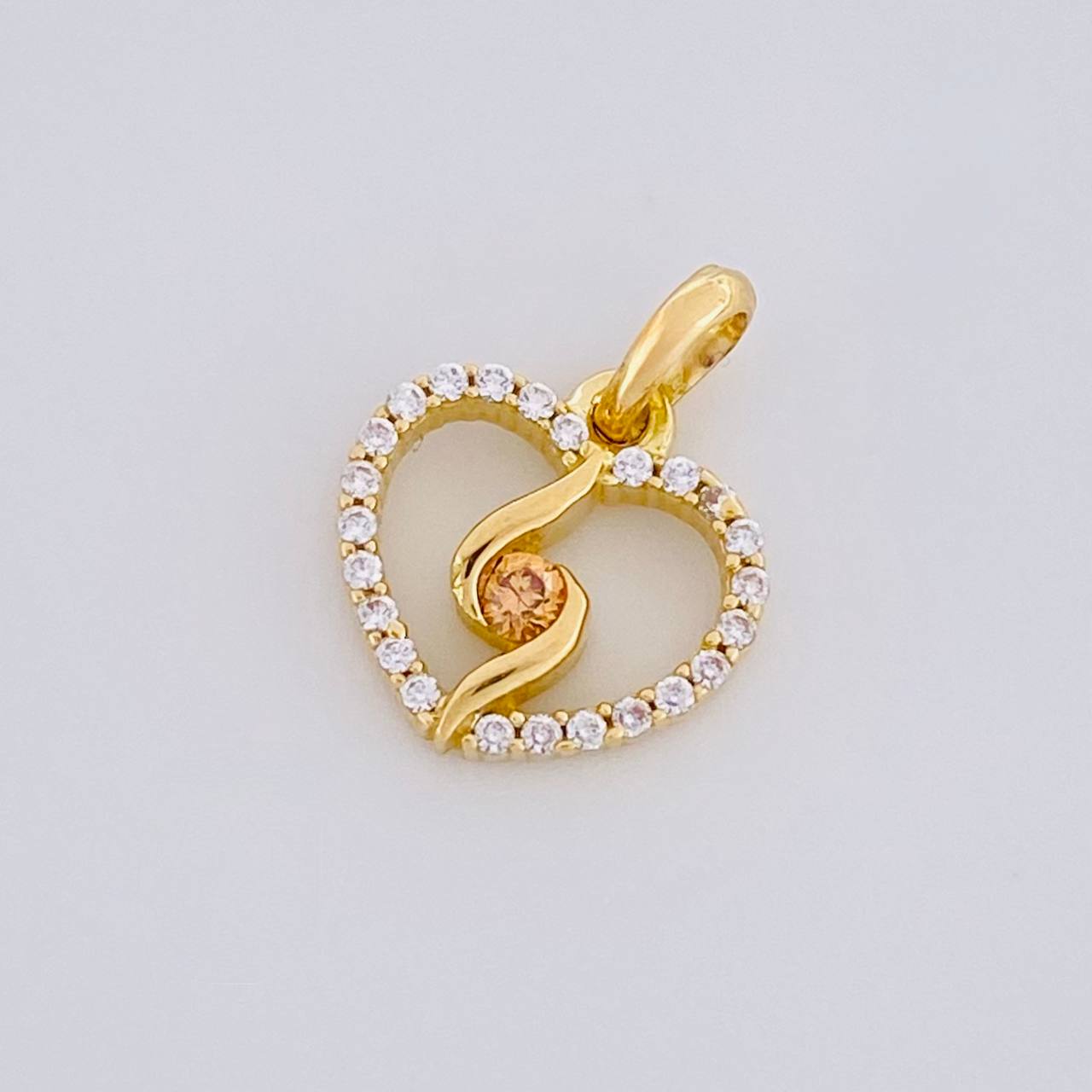 Dije Silueta Espiral 0.9g / 1.4cm Oro Amarillo 18K
