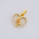 Dije Silueta Espiral 0.9g / 1.4cm Oro Amarillo 18K