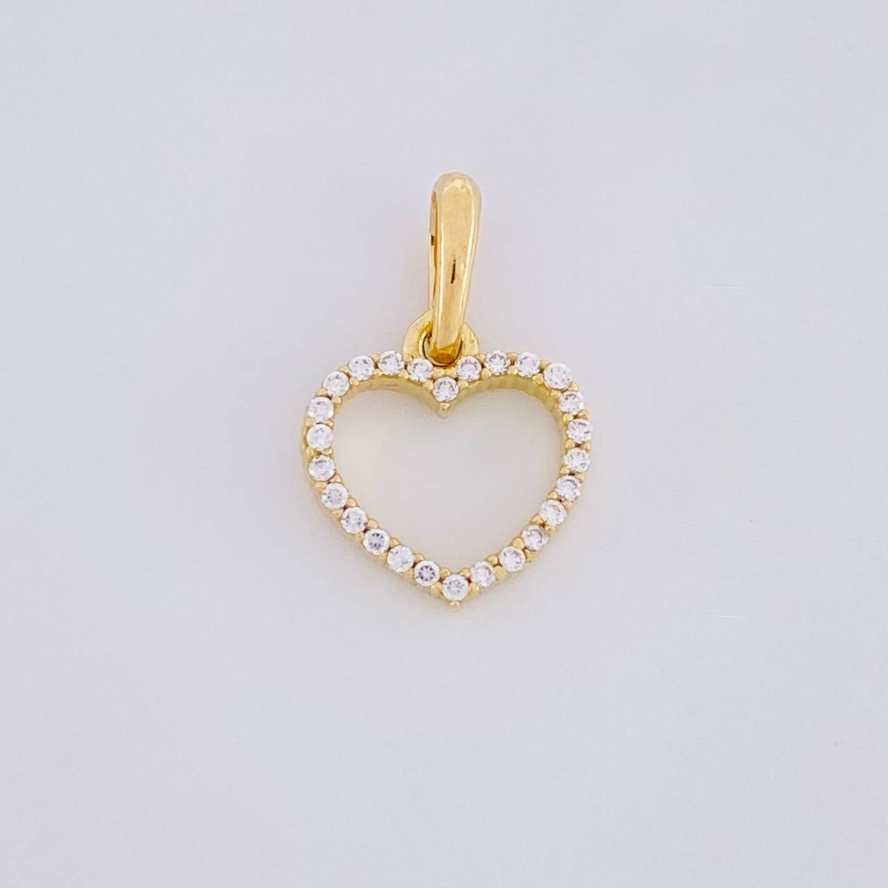 Dije Silueta Corazon 0.65g / 1.4cm Oro Amarillo 18K