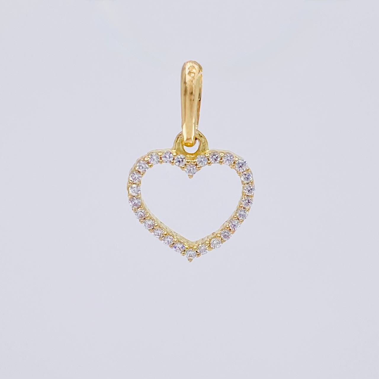 Dije Silueta Corazon 0.65g / 1.4cm Oro Amarillo 18K