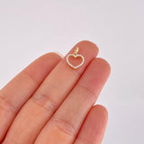 Dije Silueta Corazón 0.6g / 1.4cm Oro Amarillo 18K