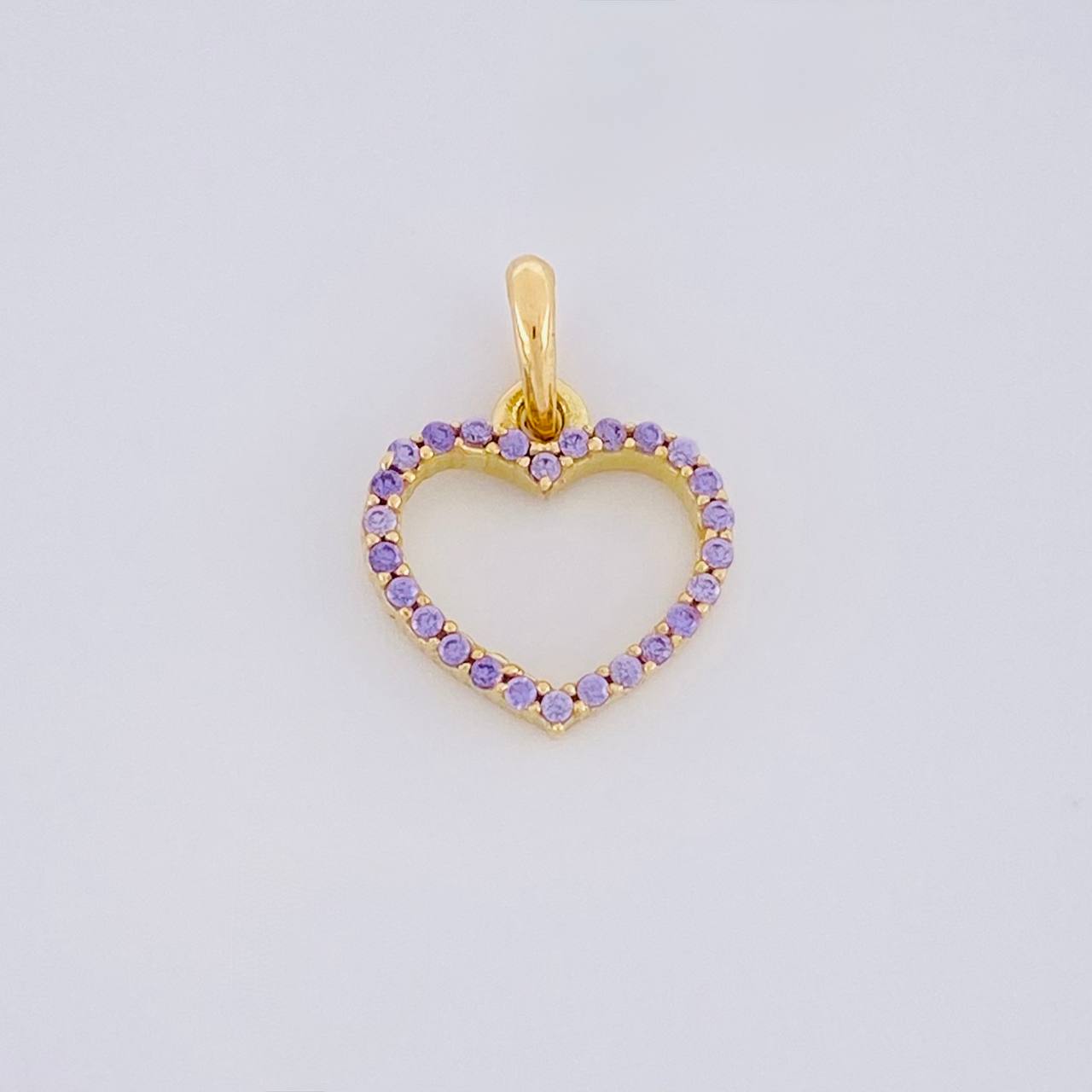 Dije Silueta Corazon 0.55g / 1.4cm Oro Amarillo 18K