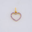 Dije Silueta Corazon 0.55g / 1.4cm Oro Amarillo 18K