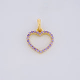 Dije Silueta Corazón 0.6g / 1.4cm Oro Amarillo 18K