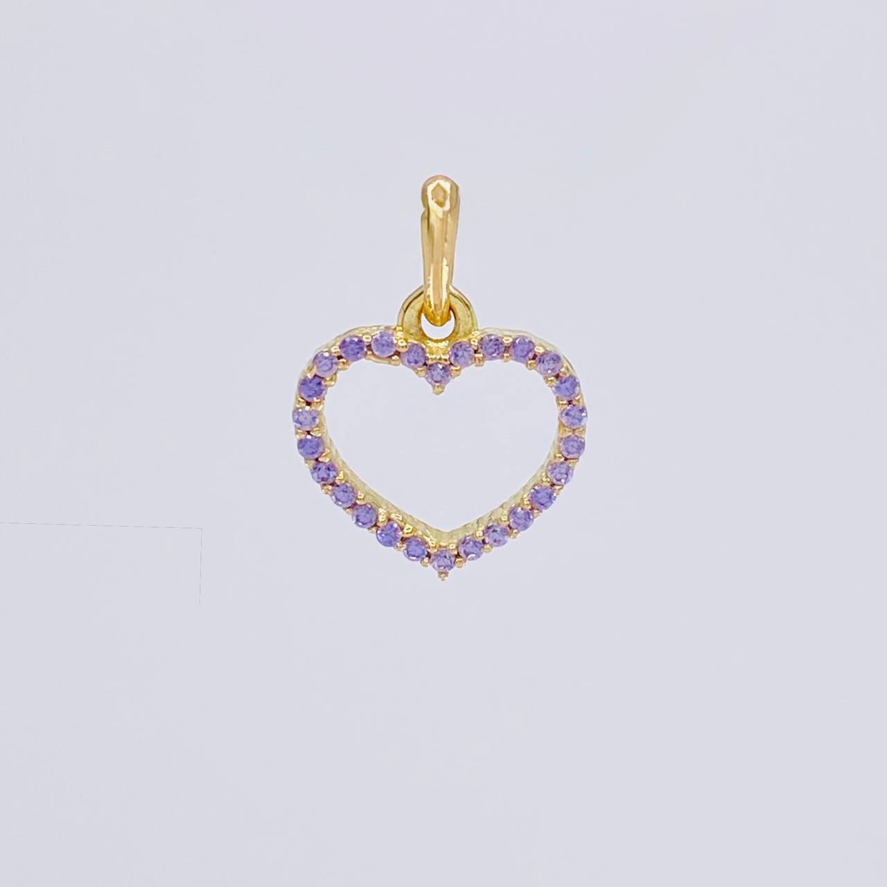 Dije Silueta Corazon 0.55g / 1.4cm Oro Amarillo 18K