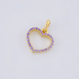 Dije Silueta Corazon 0.55g / 1.4cm Oro Amarillo 18K