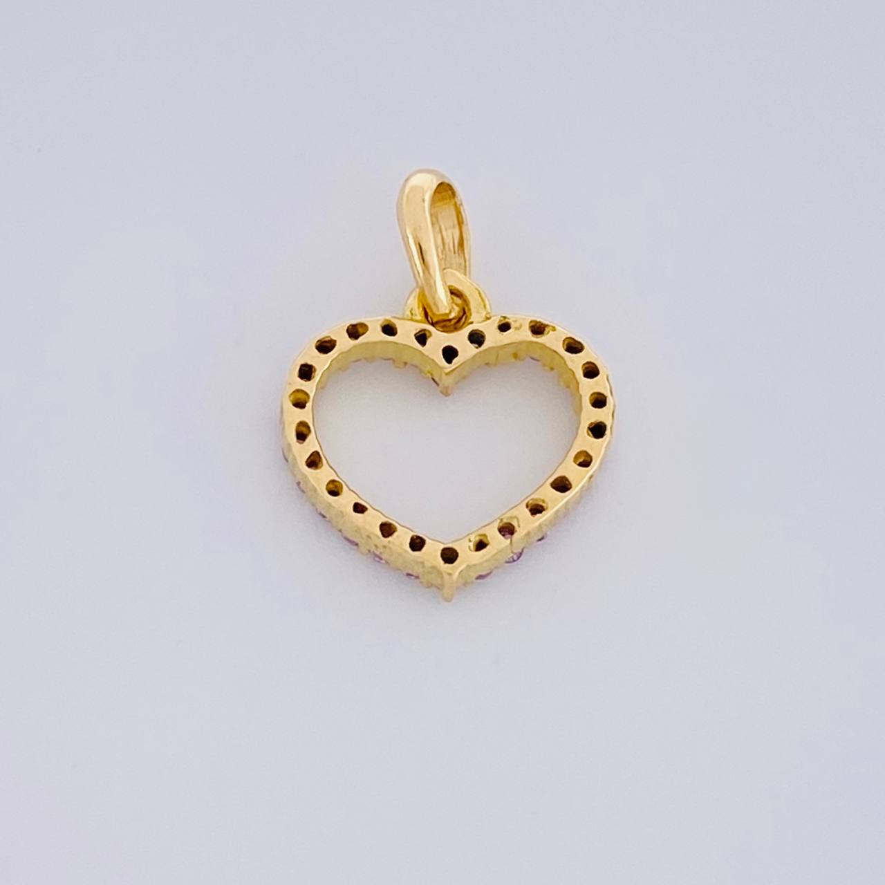 Dije Silueta Corazon 0.55g / 1.4cm Oro Amarillo 18K