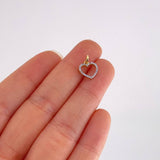 Dije Silueta Corazon 0.6g / 1.4cm Oro Amarillo 18K