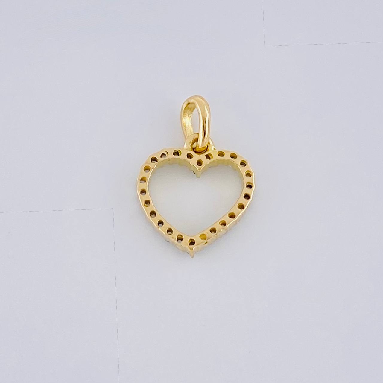 Dije Silueta Corazon 0.6g / 1.4cm Oro Amarillo 18K