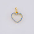 Dije Silueta Corazon 0.6g / 1.4cm Oro Amarillo 18K