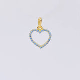 Dije Silueta Corazon 0.6g / 1.4cm Oro Amarillo 18K