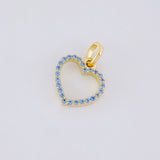 Dije Silueta Corazon 0.6g / 1.4cm Oro Amarillo 18K