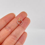 Dije Silueta Corazón 0.6g / 1.4cm Oro Amarillo 18K