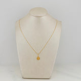 Set Cadena Veneciana + Dije San Benito / 1.35g / 45cm Oro Amarillo 18K