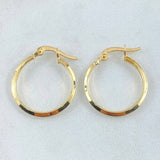 Candongas Clau 1.05gr / 2.3cm / Oro Amarillo 18K *