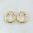 Candongas Sofi 1.35gr / 1.05cm / Oro Amarillo 18K