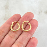 Candongas Sofi 1.2gr / 1.7cm / Oro Amarillo 18K *